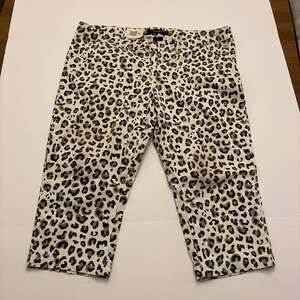 NWT Torrid Womens 16 Leopard Print Flare Jeans Animal Print Stretch Pants